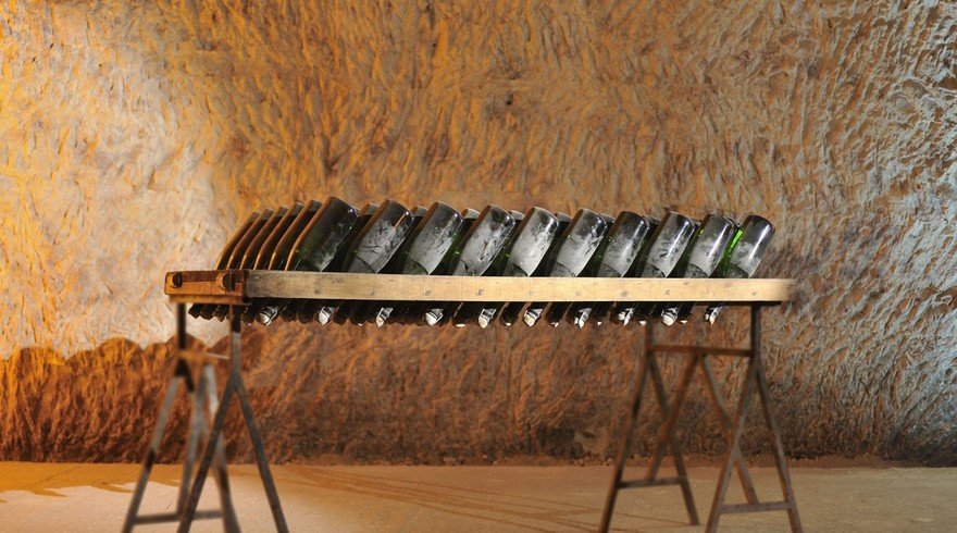 Riddling Table Veuve Clicquot