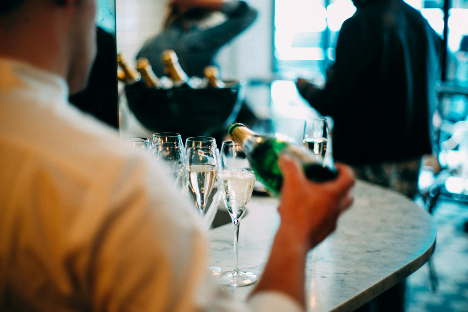 hampagneprovning i Stockholm med exklusiva bubblor